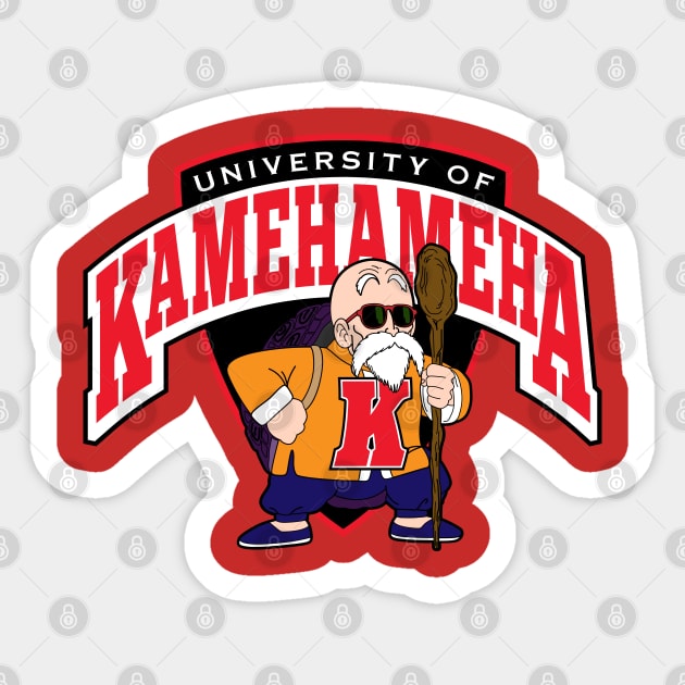 University of Kamehameha Sticker by d4n13ldesigns